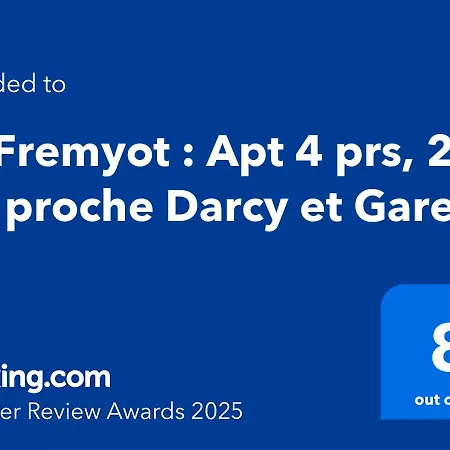 Le Fremyot : 4 Prs, 2 Ch, Proche Darcy Et Gare Dijon
